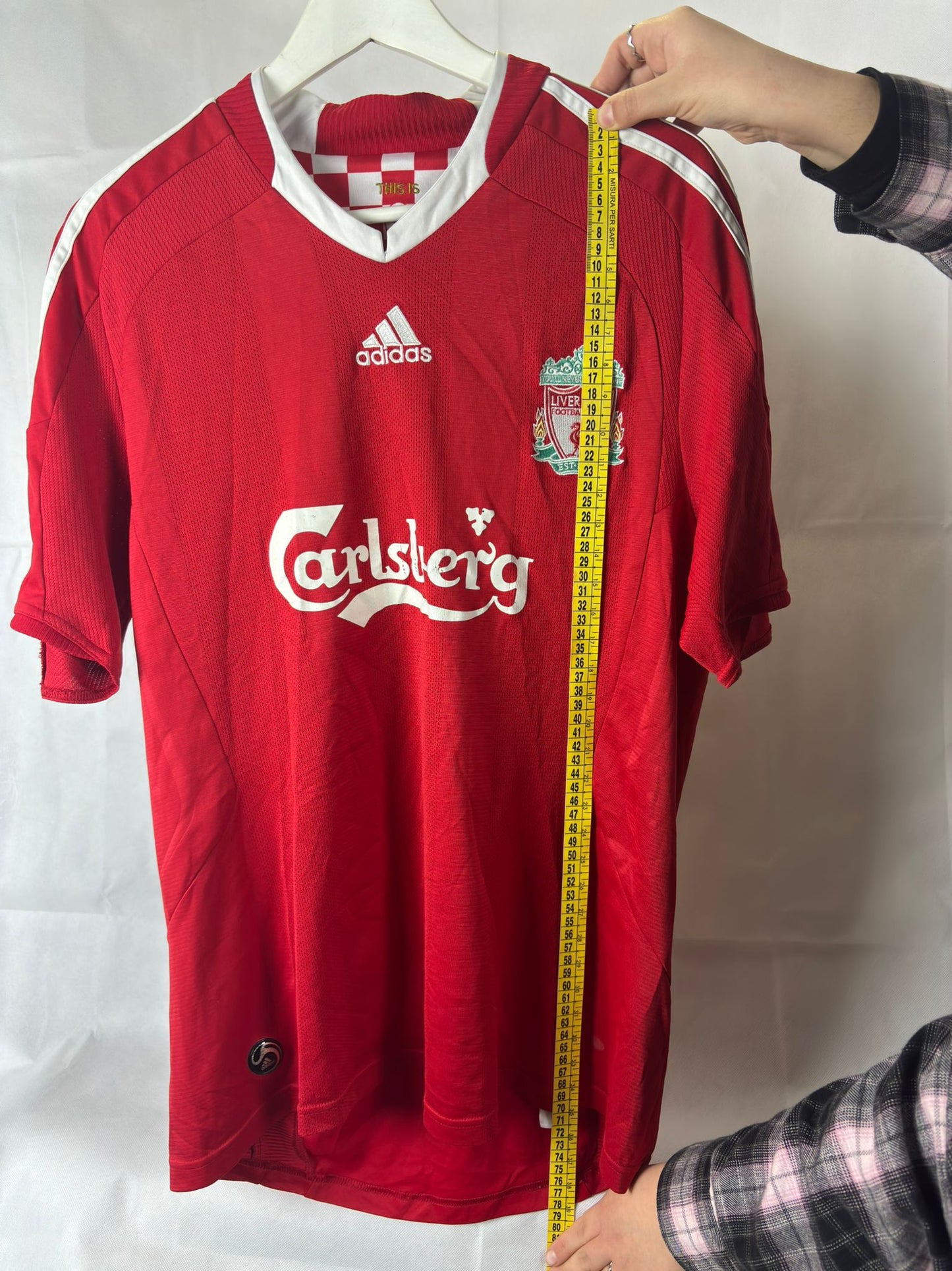 Maglia Liverpool 2008-2010 - Adidas Carlsberg (Watson 7)