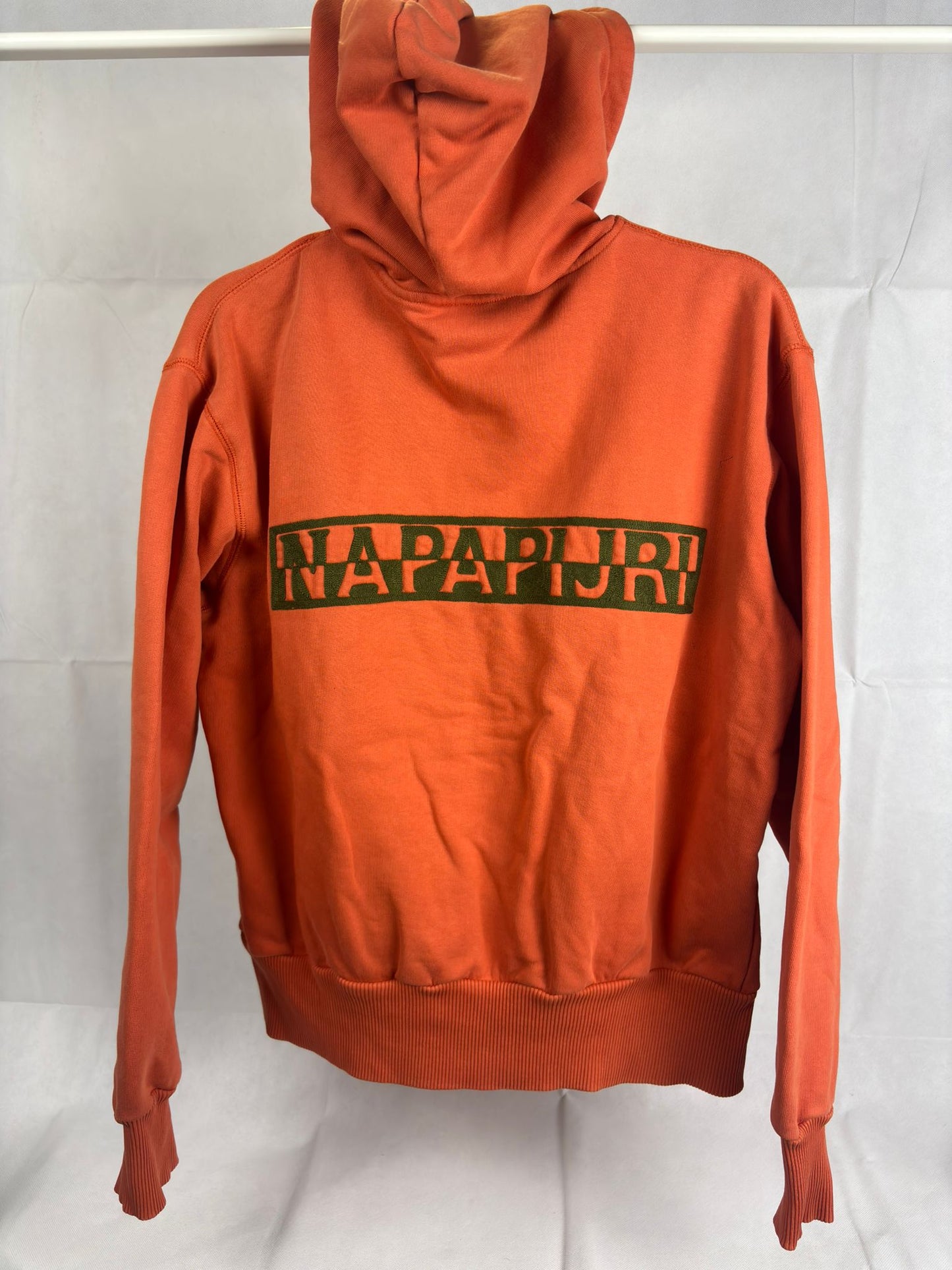 Felpa Napapijri con Zip - Arancione "Expedition"