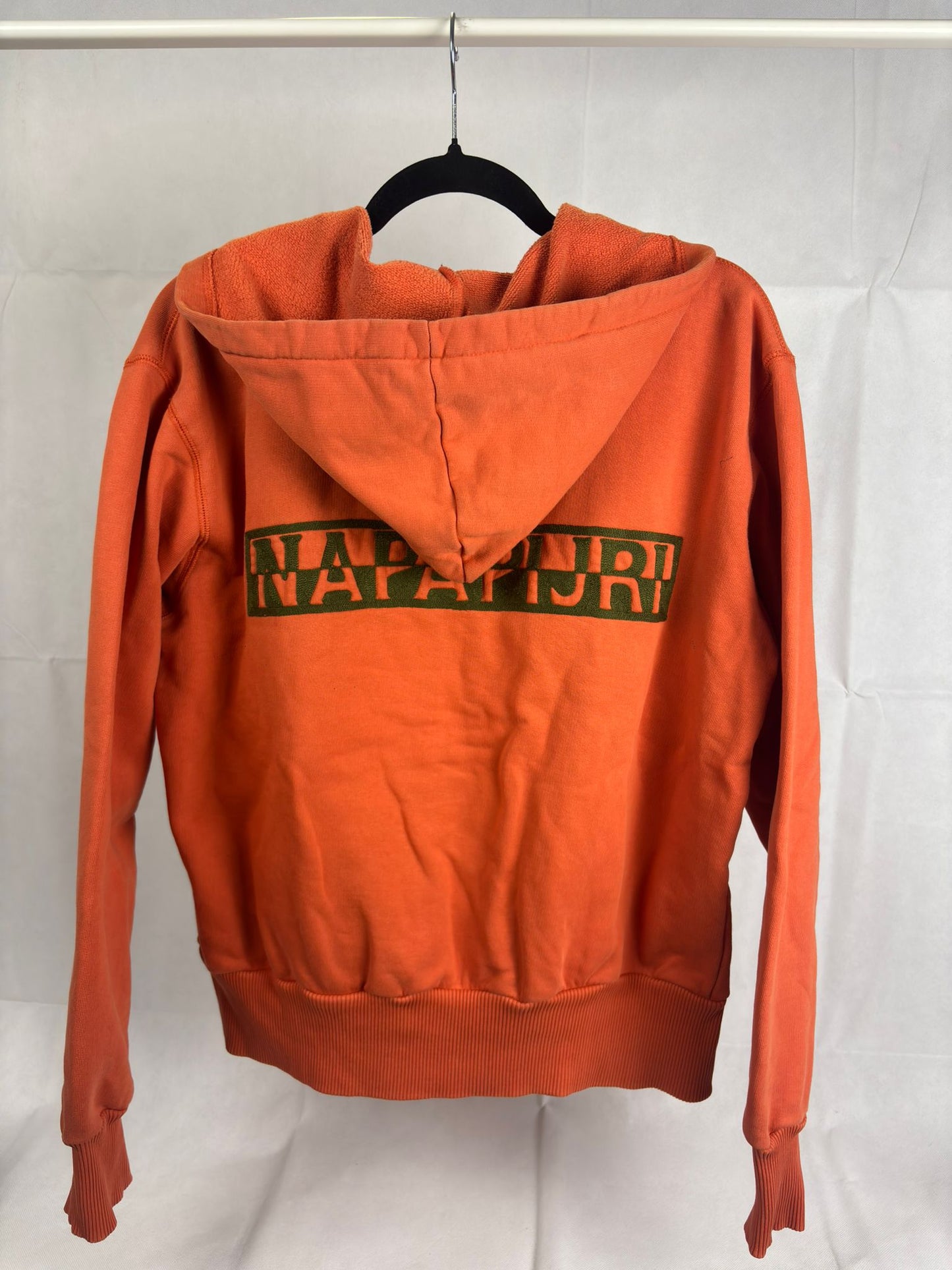 Felpa Napapijri con Zip - Arancione "Expedition"