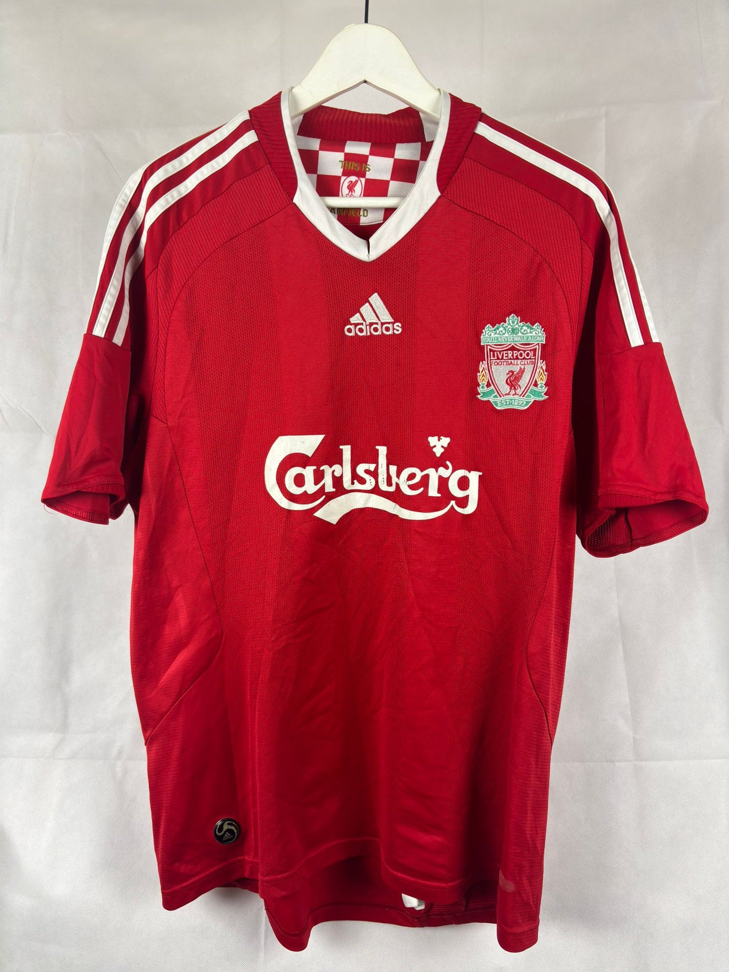 Maglia Liverpool 2008-2010 - Adidas Carlsberg (Watson 7)