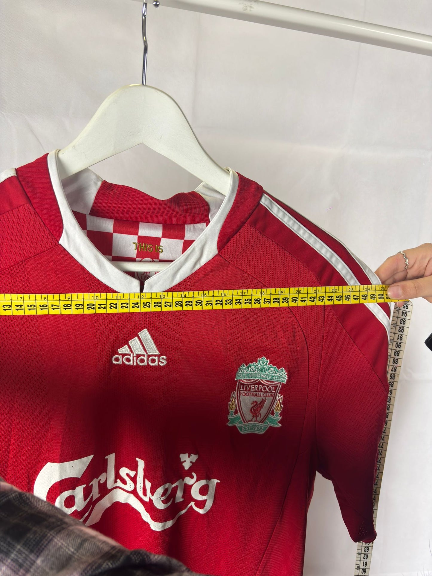 Maglia Liverpool 2008-2010 - Adidas Carlsberg (Watson 7)