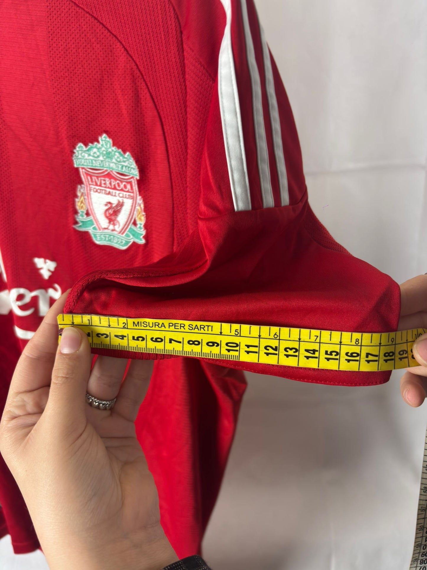 Maglia Liverpool 2008-2010 - Adidas Carlsberg (Watson 7)