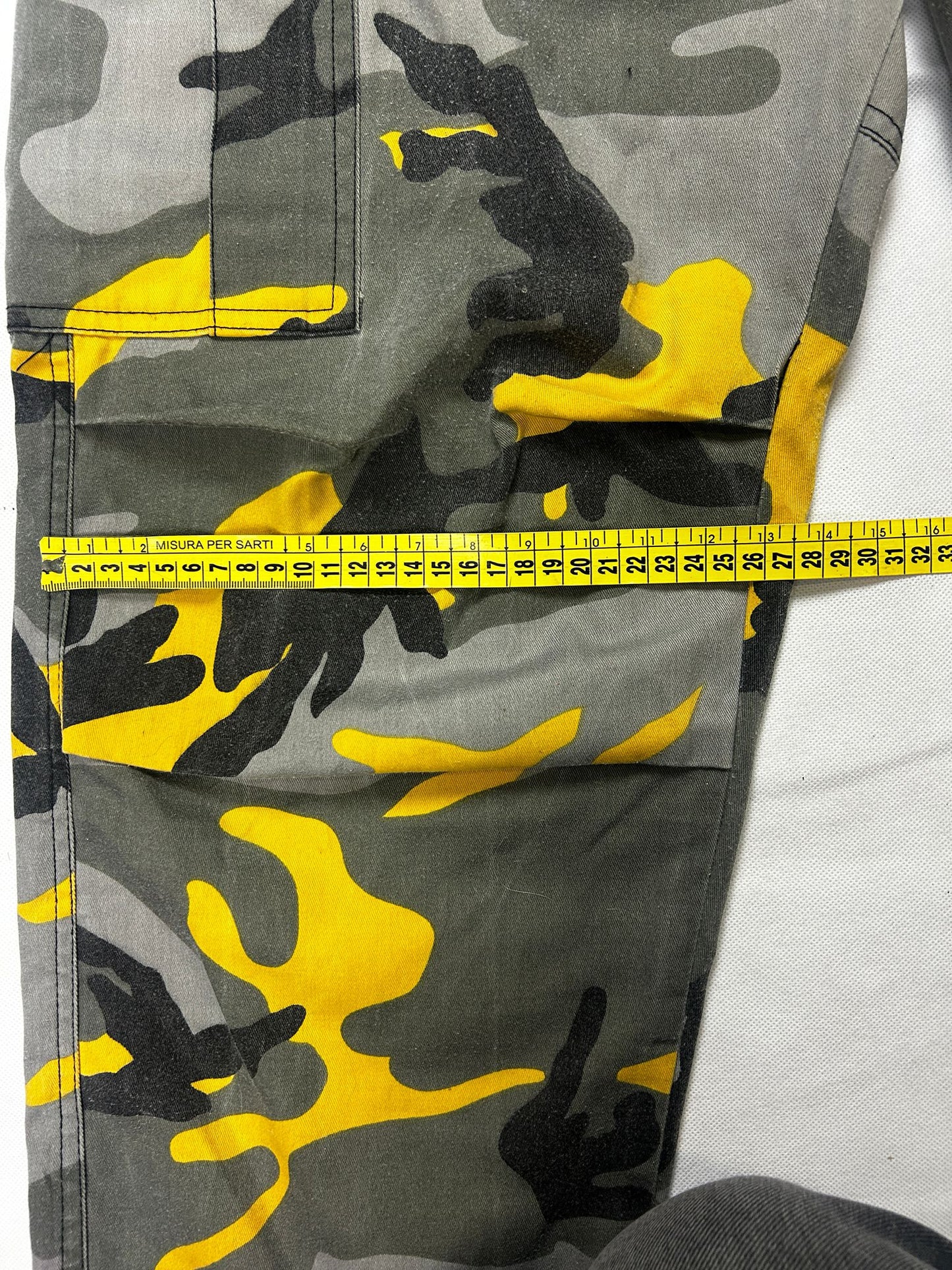Cargo militare mimetico (giallo)
